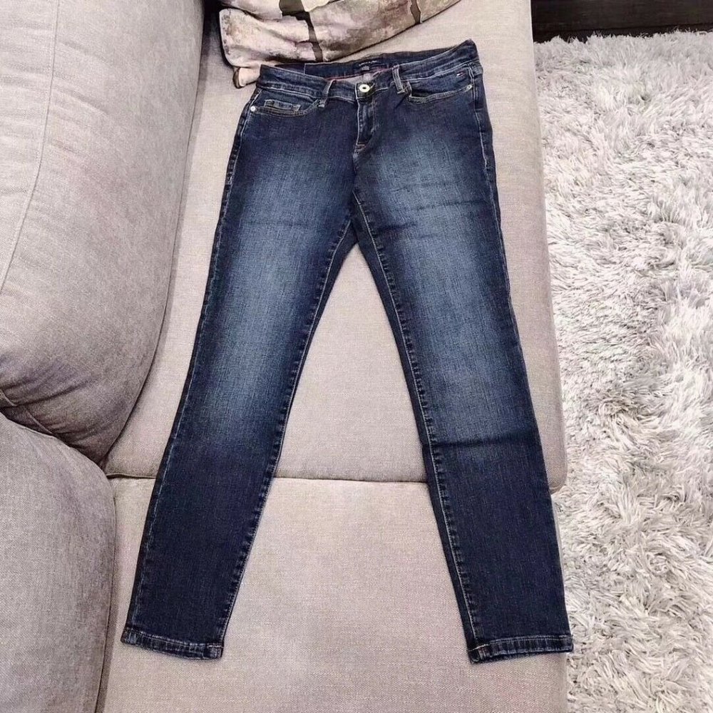 New Tommy Hilfiger Women's Mid Rise Skinny Jeans